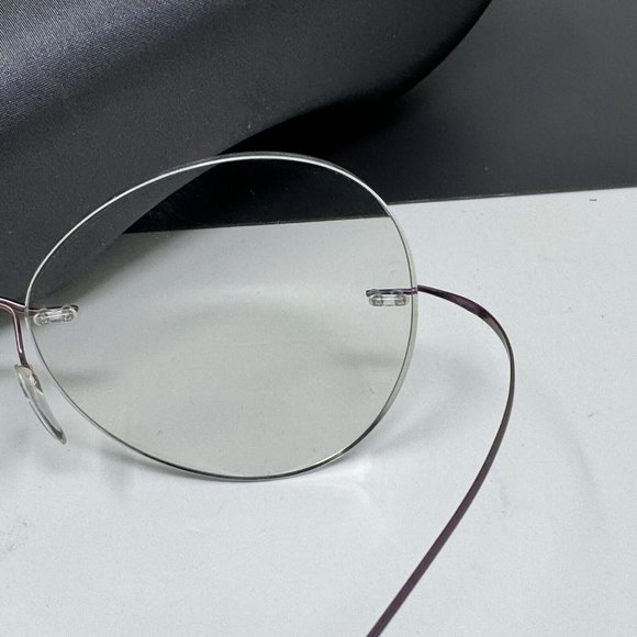 Silhouette Eyeglasses 5515 70 3540 Titan Purple Rimless Frame Austria 48[]19 140 - Picture 12 of 15